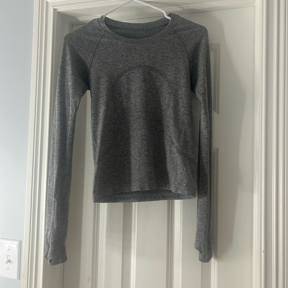 Gray lululemon long sleeve